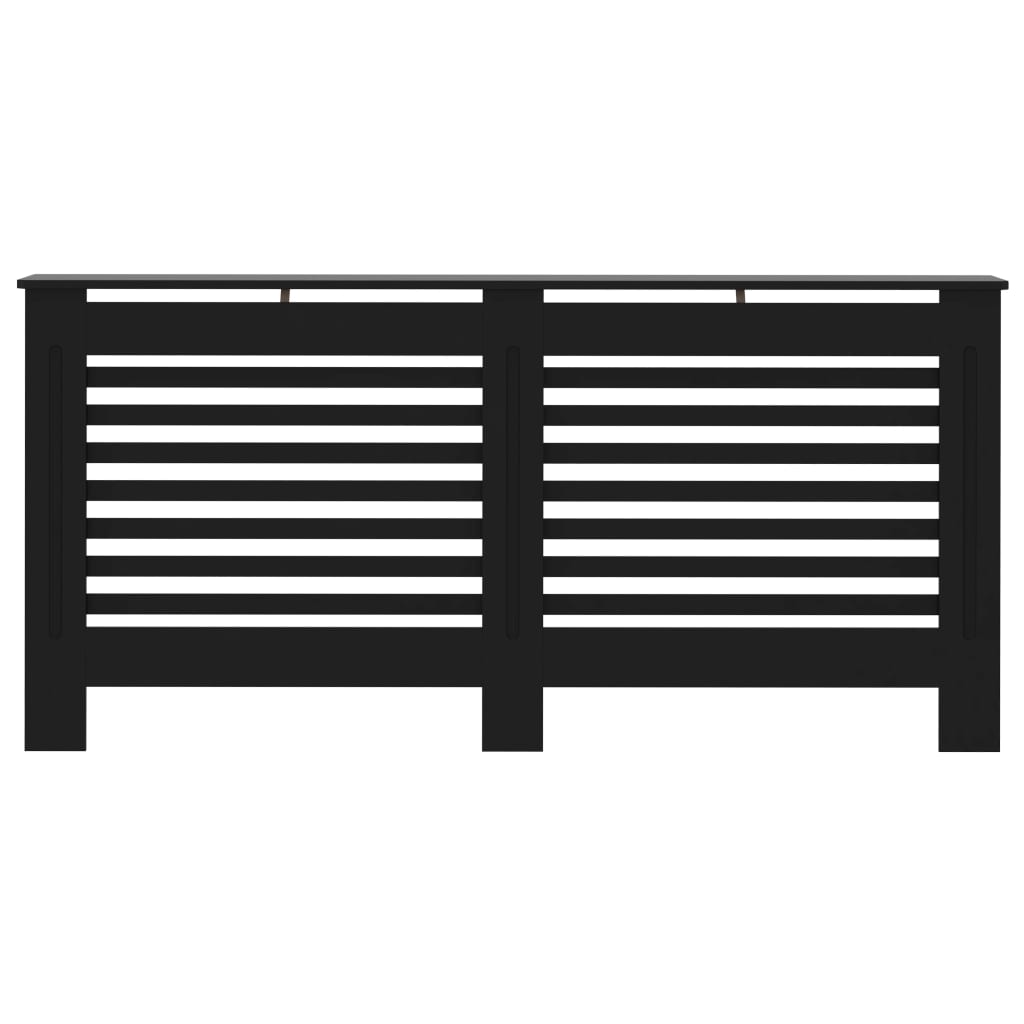 Vidaxl Radiatorom Construction 172x19x81.5 cm MDF nero