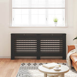 VIDAXL -Radiatorkonstruktion 172x19x81.5 cm MDF Schwarz