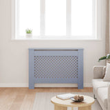 VIDAXL -Radiatorkonstruktion 112x19x81.5 cm MDF -Anthrazit
