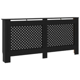 Construction de radiatorom vidaxl 172x19x81,5 cm mdf noir