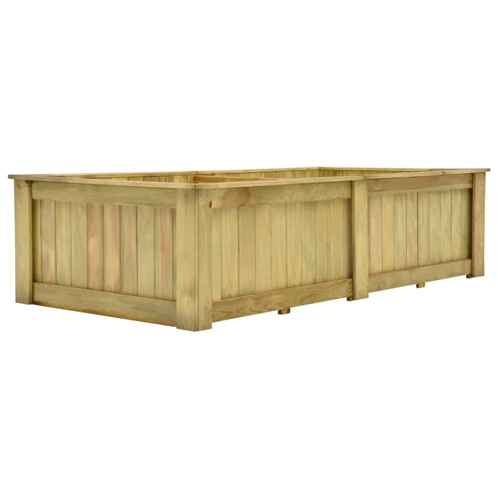 Vidaxl Planter surélevé 196x100x50 cm en bois de pin imprégné