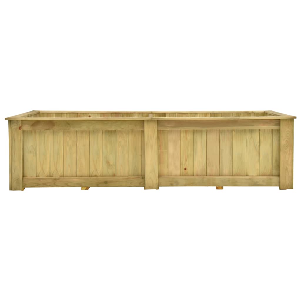 Vidaxl Planter höjde 196x100x50 cm impregnerat tallved