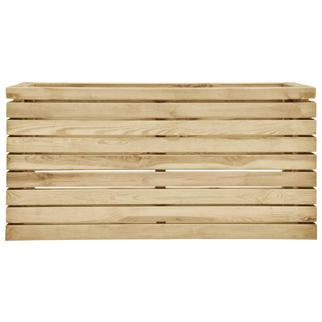 Vidaxl Planter hævede 100x50x50 cm imprægneret fyrretræ