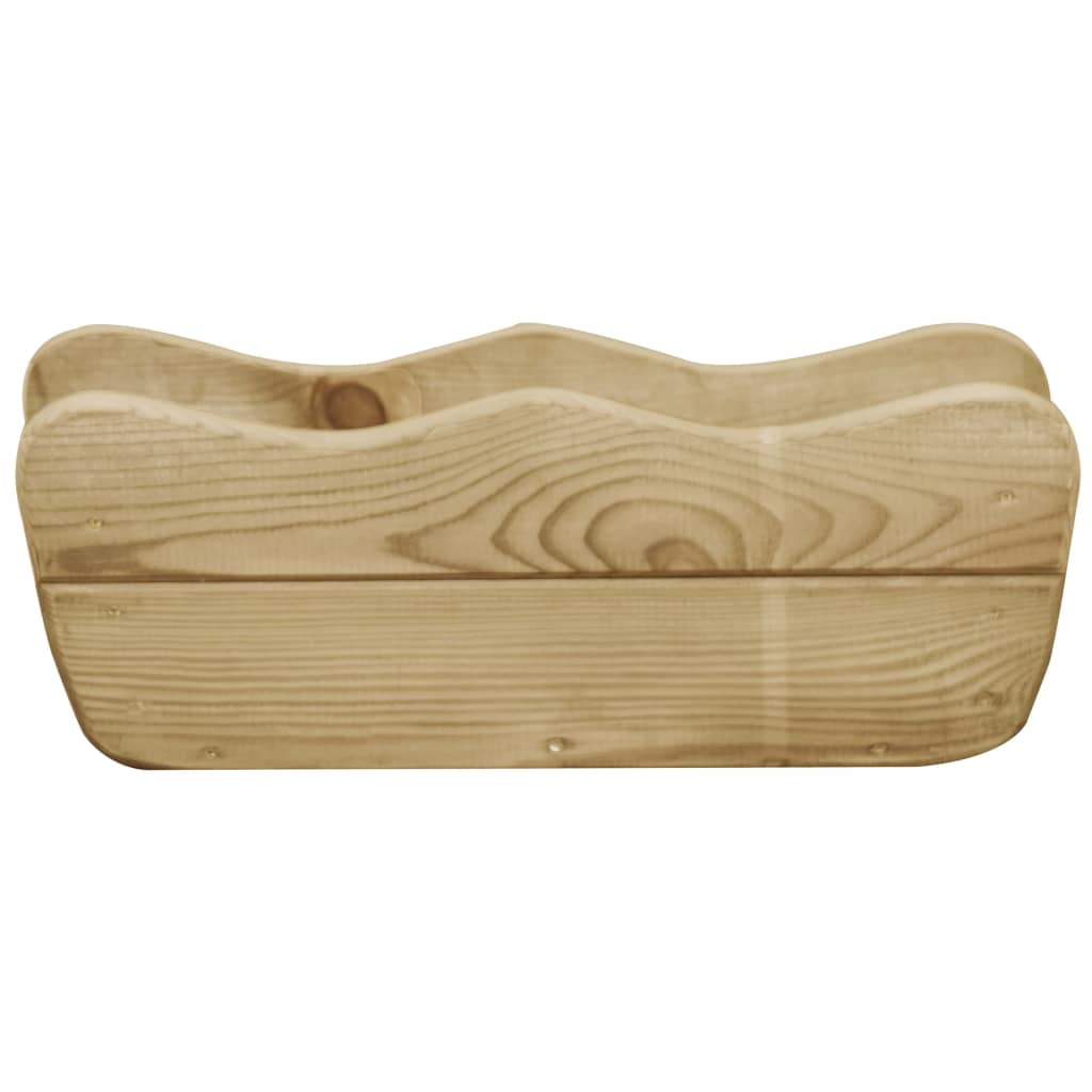 VidaXL Planter raised 50x18x18 cm impregnated pine