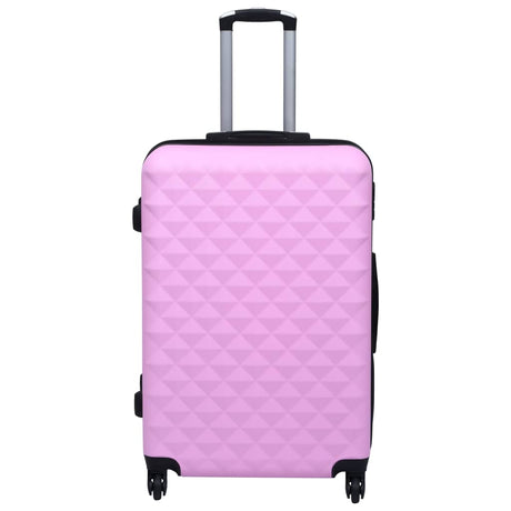 Vidaxl 3-teiliges hartes Gepäckset Abs Pink