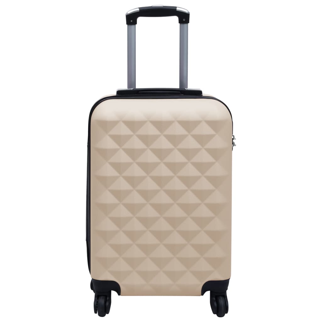 Vidaxl Hard Suitcase Golden