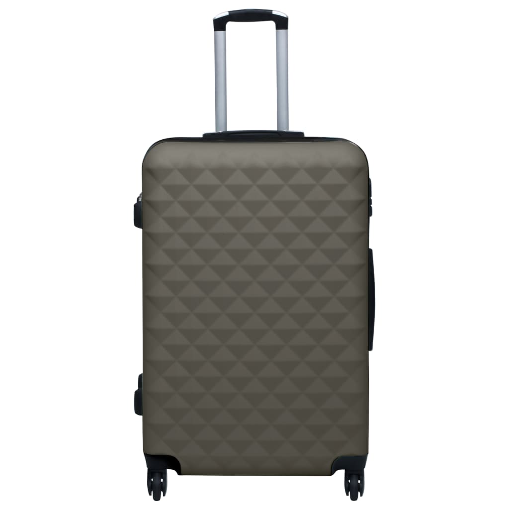 Vidaxl 2-part hard luggage set Anthracite