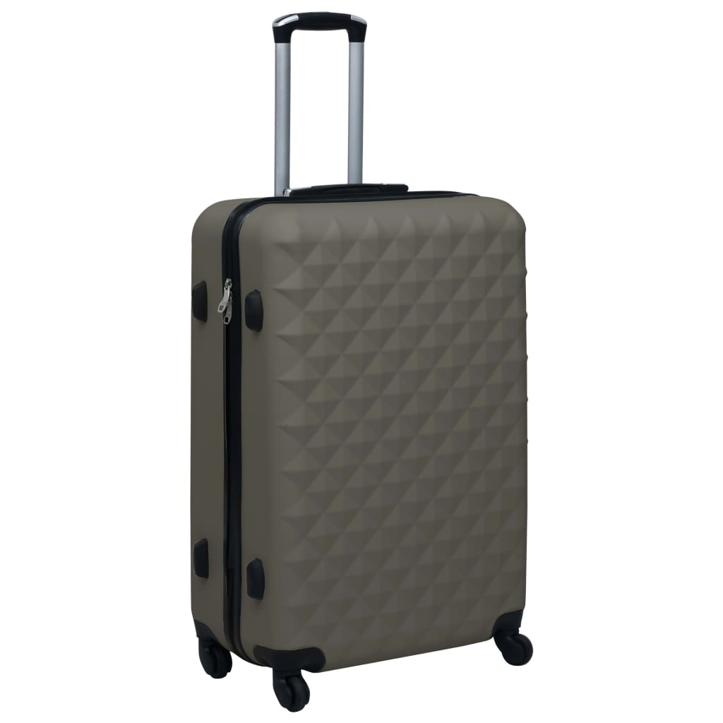 Vidaxl 2-part hard luggage set Anthracite