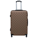 Vidaxl 2-part hard luggage set Brown