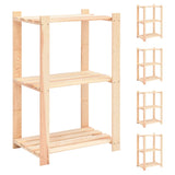 Vidaxl Storage Racks 3-lag 5 pcs 60x38x90 cm Solid fyrretræ 150 kg