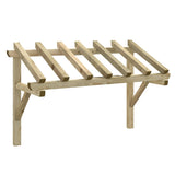 Vidaxl Porte Cauve 200x100x100 cm Pine solide