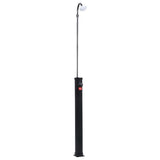 Vidaxl outdoor shower Solar 8 L 215 cm Black