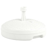 Vidaxl Parasol Fuß mit Sandwasser 20 l Plastik Rattan Weiß gefüllt