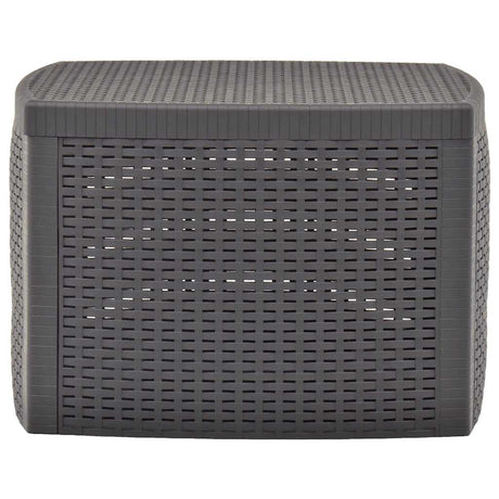 Vidaxl bijzettafel 54x54x36,5 cm kunststof mokka