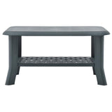 Vidaxl salontafel 90x60x46 cm kunststof groen