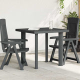 Vidaxl tuintafel 80x75x72 cm kunststof antraciet