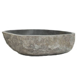 Vidaxl Washbasin Oval (45-53) X (34-41) CM řeky Stone