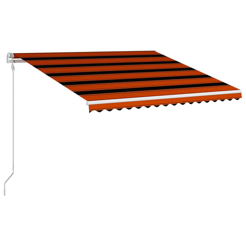 Vidaxl Luifel automatically extends 400x300 cm orange and brown