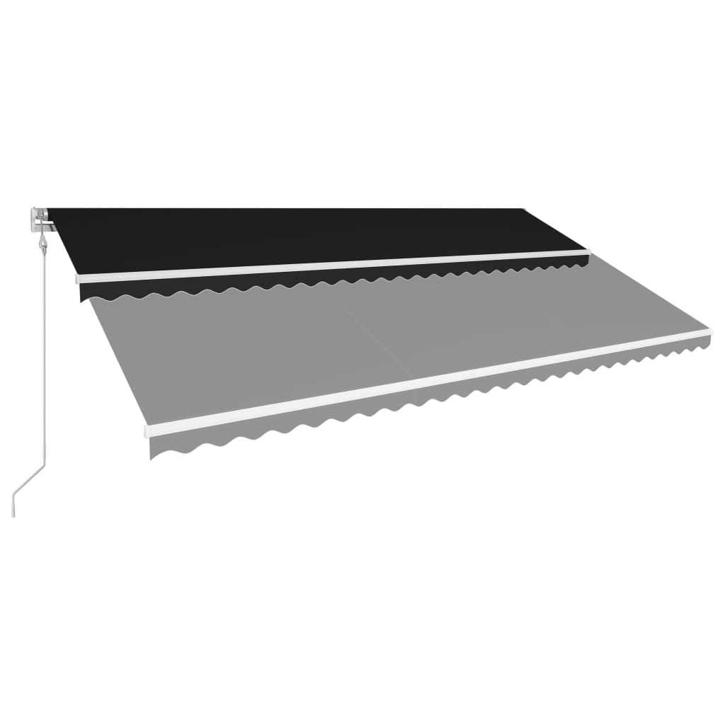 Vidaxl Luifel étend automatiquement l'anthracite 600x300 cm