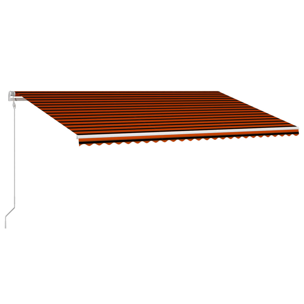 Vidaxl luifel automatesch 600x300 cm orange a brong