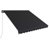 Vidaxl Luifel förlänger manuellt 300x250 cm antracit