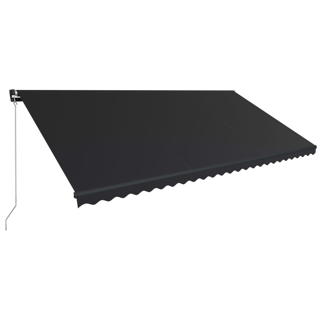 Vidaxl Luifel manually extends 600x300 cm anthracite