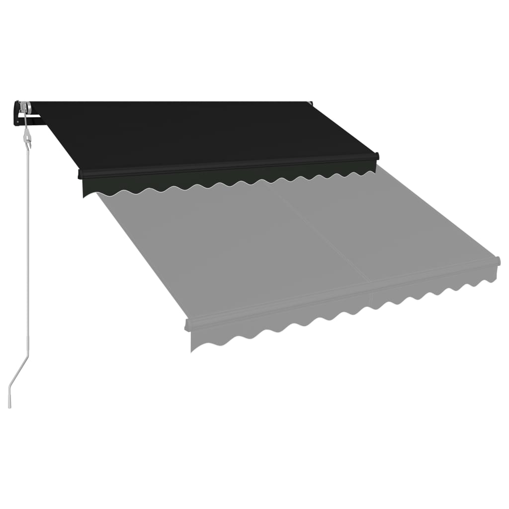 Vidaxl Luifel étend automatiquement l'anthracite de 350x250 cm