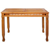 Vidaxl tuintafel 120x65x80 cm massief teakhout