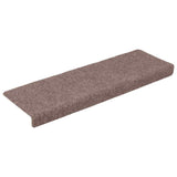 Vidaxl Treppenmatten Selbstadhäsiv 15 Teile 65x21x4 cm Creme mit rechteckiger Kante