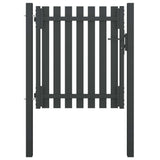 Port vidaxl 1x1,25 m anthracite en acier