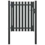 Port vidaxl 1x1,5 m anthracite en acier