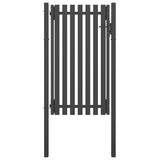 Vidaxl Poort 1x2.25 m Steel Anthracite