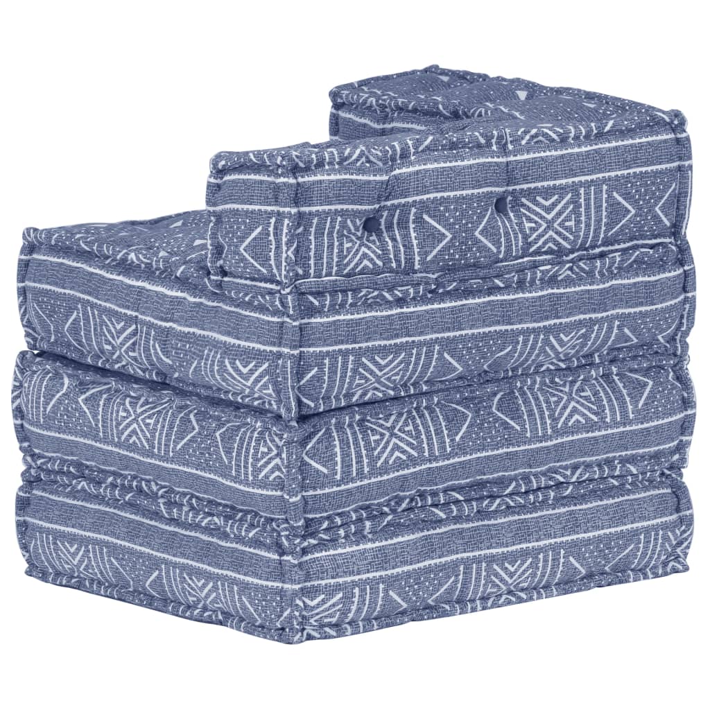 Vidaxl Pouf Modular Fabric Indigo