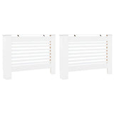 VIDAXL -Strahlenträger 2 ST 112X19X81.5 cm MDF Weiß