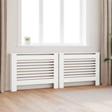 VIDAXL -Strahlenträger 2 ST 112X19X81.5 cm MDF Weiß