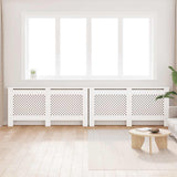 VIDAXL -Strahlenträger 2 ST 172X19X81.5 cm MDF Weiß