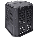 Vidaxx Kompostbehälter 360 l 68,9x68,9x83,9 cm schwarz