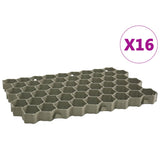 Vidaxl Grasgriews 16 St 60X40x3 CR Plastik