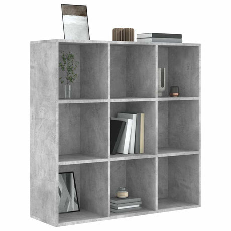 Vidaxl boekenkast 98x29x97,5 cm bewerkt hout betongrijs