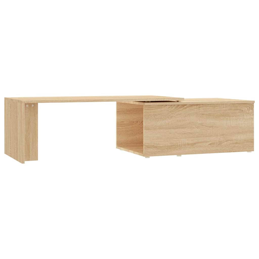 Vidaxl salontafel 150x50x35 cm bewerkt hout sonoma eikenkleurig