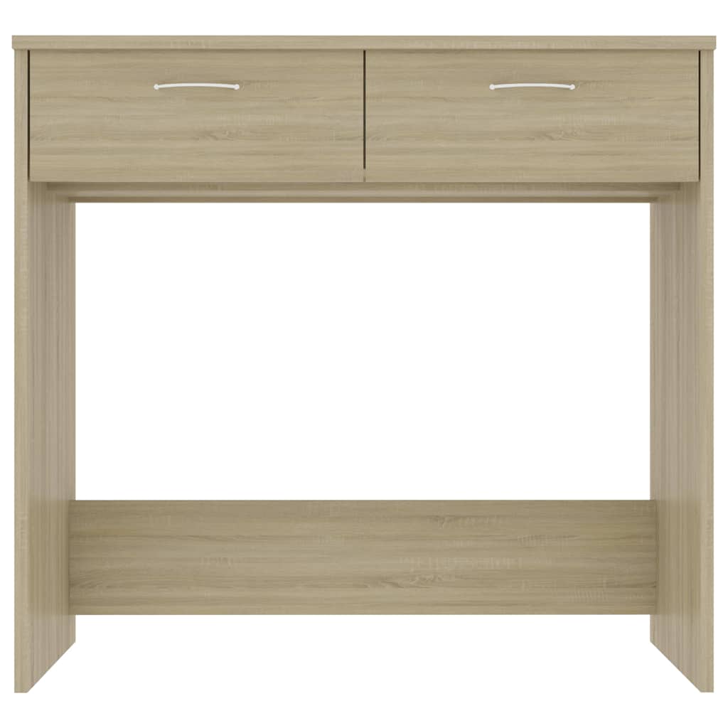 Vidaxl bureau 80x40x75 cm bewerkt hout sonoma eikenkleurig
