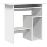 Vidaxl bureau 80x45x74 cm bewerkt hout wit