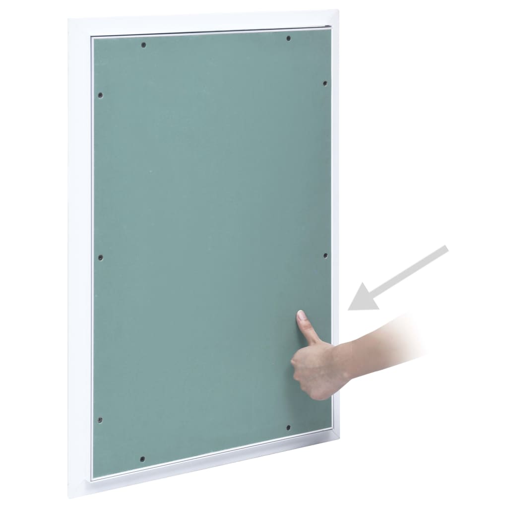 Vidaxl toegangspaneel met aluminium frame en gipsplaat 300x600 mm