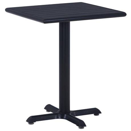 Vidaxl tuintafel 60x60x75 cm zwart