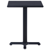 Vidaxl tuintafel 60x60x75 cm zwart