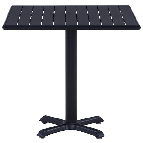 Vidaxl tuintafel 80x80x75 cm zwart