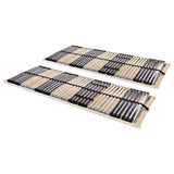 Vidaxl lattenbodems 2 st met 42 latten 7 zones 70x200 cm