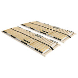 Vidaxl lattenbodems 2 st met 28 latten 7 zones 90x200 cm