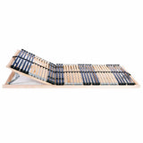 Vidaxl lattenbodems 2 st met 42 latten 7 zones 90x200 cm