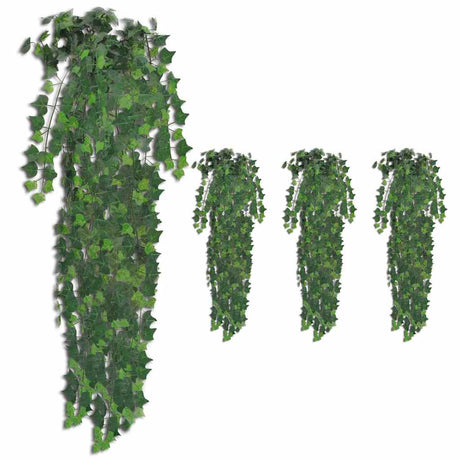 Vidaxx künstliche Efeubüsche 4 Stück 90 cm grün